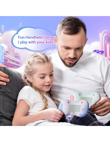 Consola de Juego Portátil Azyh Antiestrés Gris 4 Modos