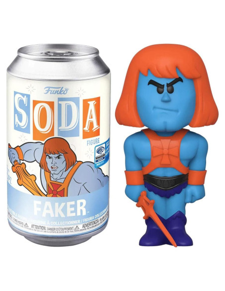 Funko Soda Faker - Figura de Vinilo + Tarjeta Coleccionista