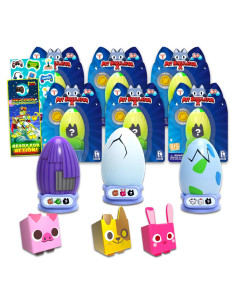 Conjunto de 6 Bolsas Sorpresa Mini Figuras Simulador de Mascotas