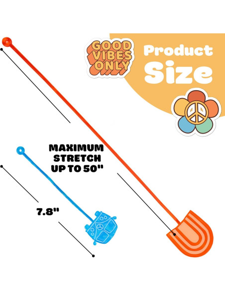 48PCS Manos Pegajosas y Tatuajes Temporales Groovy