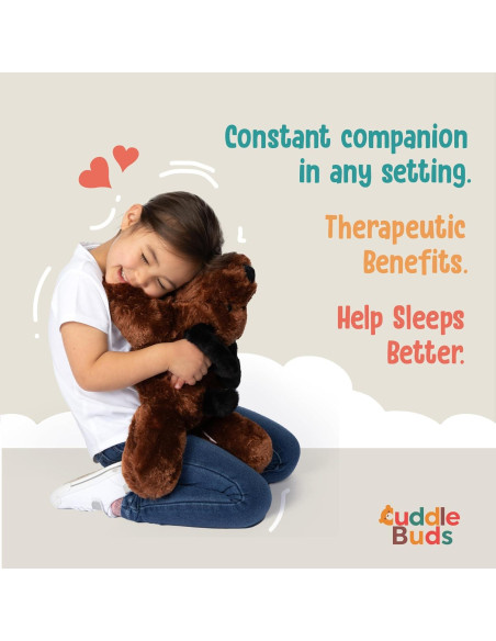 Perro de Peluche con Peso Cuddle Buds 2.27 kg 50.8 cm