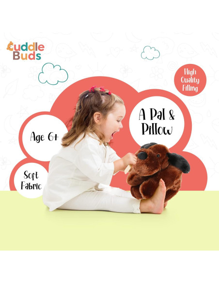 Perro de Peluche con Peso Cuddle Buds 2.27 kg 50.8 cm