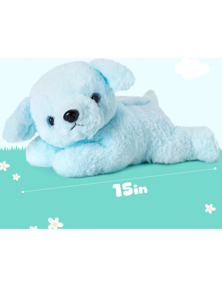 Perro de Peluche Musical Brillante Guardias Brillantes 38 cm