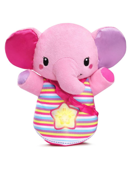 Elefante de Cuna Brillante VTech Rosa con Luces y Sonidos