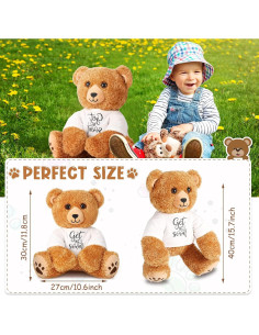 Oso de Peluche Chalyna 40 cm para Novia - Regalo Romántico 2