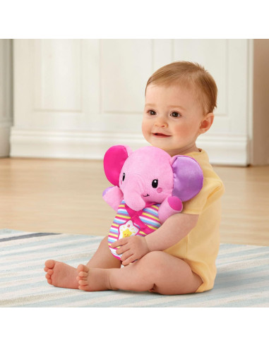 Elefante de Cuna Brillante VTech Rosa con Luces y Sonidos