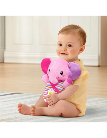 Elefante de Cuna Brillante VTech Rosa con Luces y Sonidos