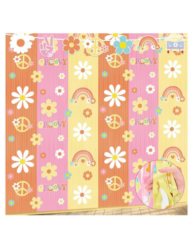 Cortinas de Flecos Boho Hippie WovWeave 1.0 x 2.0 m - 2 Piezas