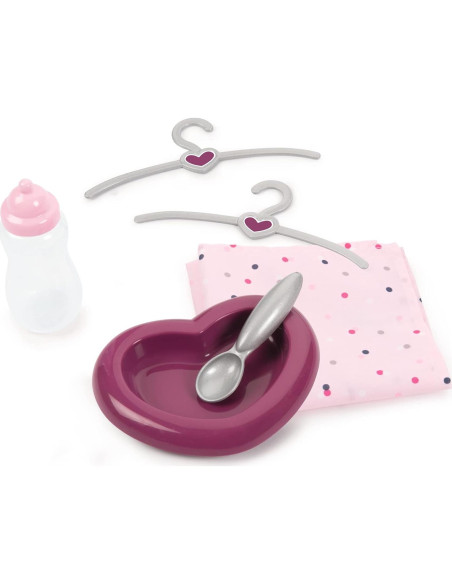 Carrito para Muñecas Smoby Púrpura con Cuna y Comedor