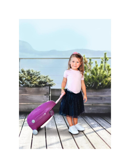 Carrito para Muñecas Smoby Púrpura con Cuna y Comedor