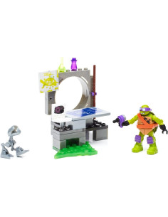 Mega Construx Tortugas Ninja Donnie Ataque de Mouser 113g 2