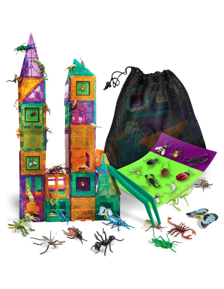 Set de 100 Azulejos Magnéticos DIY jr para Niños - Juguete Educativo