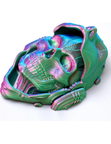 Máscara de Esqueleto 3D LUYU RGB - Juguete Fidget Articulado