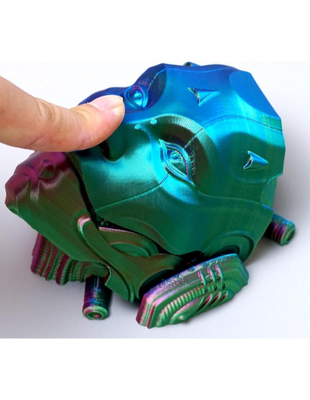 Máscara de Esqueleto 3D LUYU RGB - Juguete Fidget Articulado