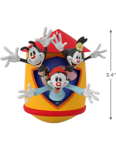 Adorno Navideño Hallmark Keepsake Animaniacs 2020 8.8x8.6cm