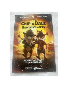 Póster Promocional Original Chip 'n Dale Rescue Rangers 33x48cm