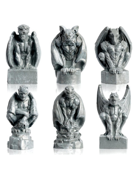 Figuras de Gárgolas Malévolas Rileryan 6 PCS Miniatura 5-6 cm Figuras de Gárgolas Malévolas Rileryan 6 PCS Miniatura 5-6 cm