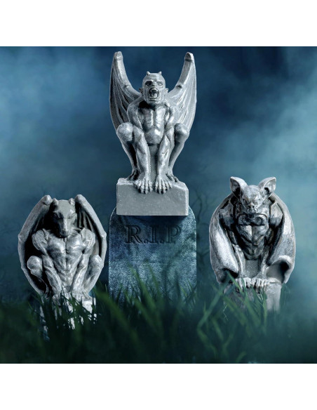 Figuras de Gárgolas Malévolas Rileryan 6 PCS Miniatura 5-6 cm Figuras de Gárgolas Malévolas Rileryan 6 PCS Miniatura 5-6 cm