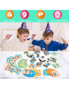 Juego de Rompecabezas de Madera LADVATKIN 10x12.7cm para Niños 2