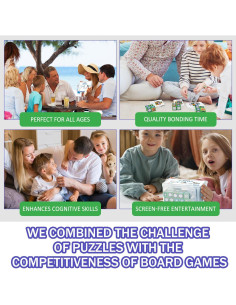 Juego de Mesa de Emparejamiento X-Toys - Rompecabezas de Bloques 2