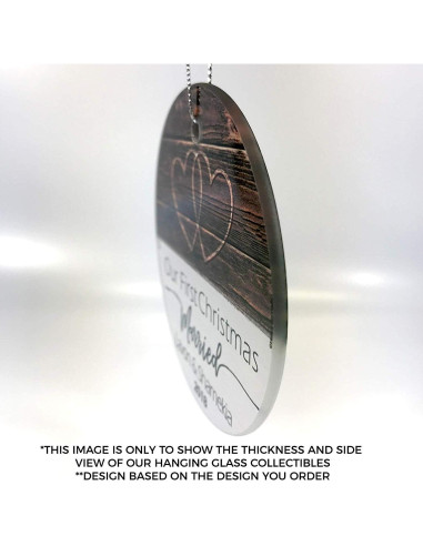 Vidrio Colgante Disney La Dama y el Vagabundo 8.89 cm