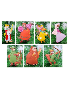 Conjunto de Adornos Navideños Deluxe Robin Hood 5 cm