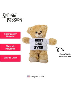 Oso de Peluche SpreadPassion 25.4 cm con Camiseta Regalo 2