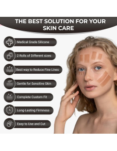 Cinta Facial Antienvejecimiento Wisper Tape - 2 Rollos 3m 2