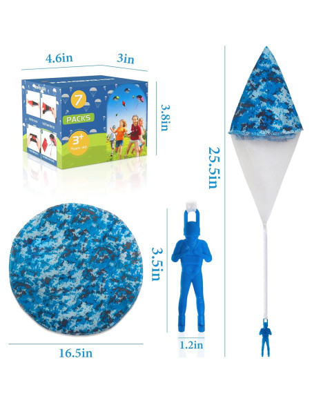 Juguete Paracaídas para Niños Spectabilis 5 Unidades