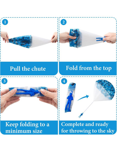 Juguete Paracaídas para Niños Spectabilis 5 Unidades