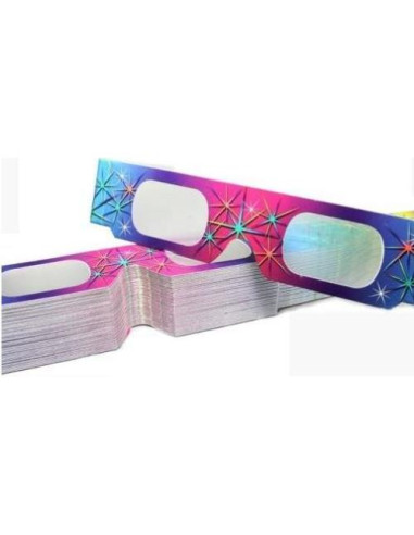 Gafas de Difracción de Fuegos Artificiales Rainbow - 51 Unidades