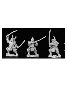 Miniaturas Samurai Oscuro 28mm Reaper sin pintar