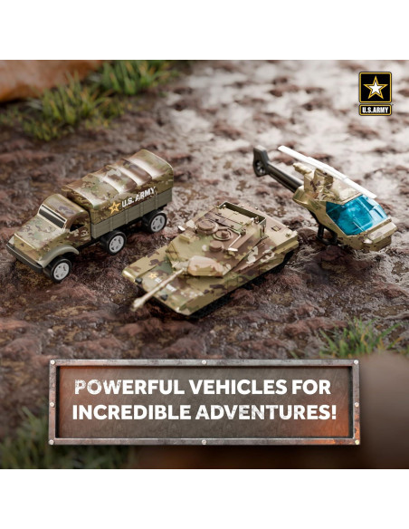 Conjunto de Vehículos de Juguete Militares Lollipop - 6 Piezas