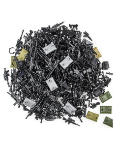 400 Piezas de Accesorios Militares BloxBrix para Juguetes