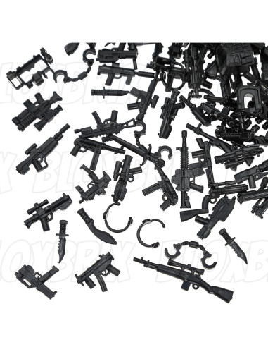 400 Piezas de Accesorios Militares BloxBrix para Juguetes