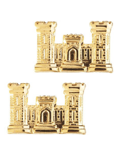 Insignia de Rama Oficial Ejército EE. UU. Ingeniero Brite