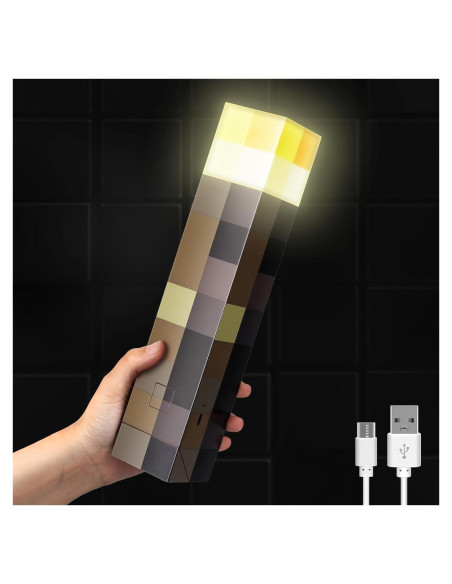 Antorcha de Pared Iluminada Vatitont - Luz LED Recargable USB