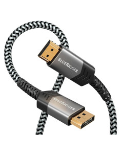 Cable DisplayPort a HDMI BlueRigger 1.83m 4K 60Hz Unidireccional