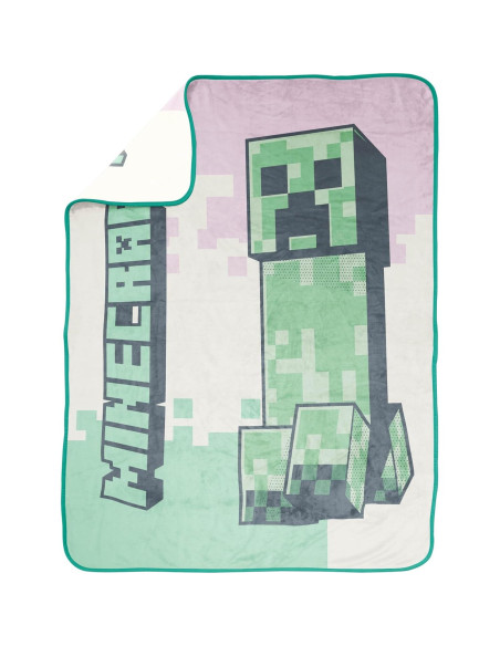 Manta de Felpa Jay Franco Minecraft Creeper 116x152 cm