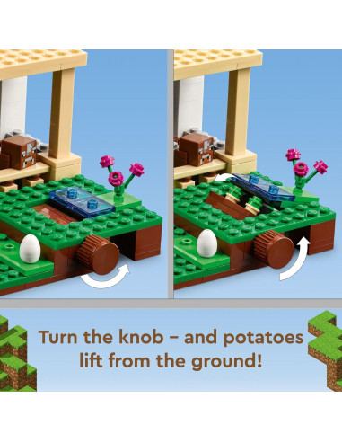 LEGO Minecraft El Granero Rojo 21187 - Set de Construcción 799 Piezas