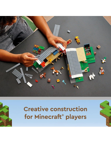 LEGO Minecraft El Granero Rojo 21187 - Set de Construcción 799 Piezas