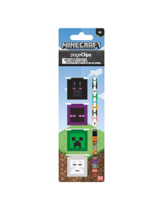 Clips Magnéticos para Páginas Trends International Minecraft 6-Pack