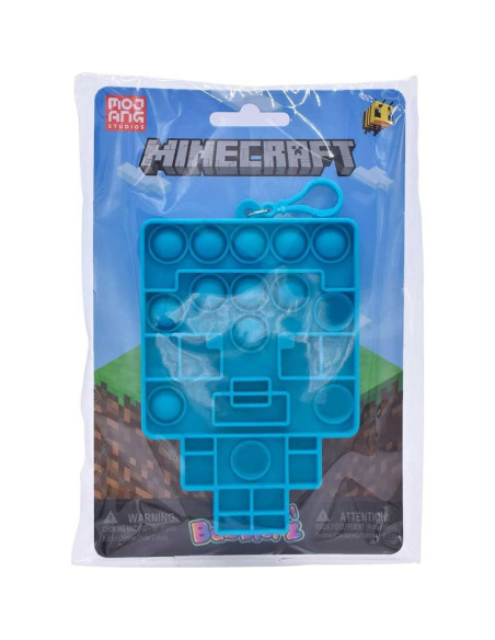 Just Toys Mini Bubblerz Minecraft - Llavero Fidget Popper Just Toys Mini Bubblerz Minecraft - Llavero Fidget Popper