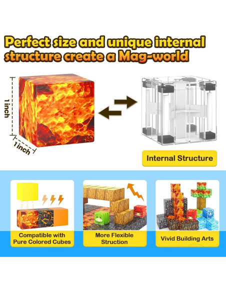 Bloques Magnéticos Toylogy Mundo Dino 3-8 años Construcción Bloques Magnéticos Toylogy Mundo Dino 3-8 años Construcción