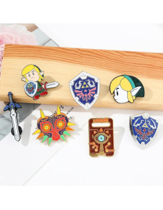 Conjunto de 7 Pines de Esmalte YUBUYU para Mochila y Ropa 2