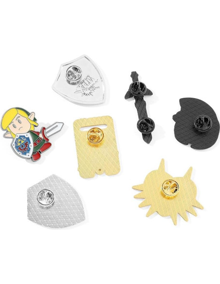 Conjunto de 7 Pines de Esmalte YUBUYU para Mochila y Ropa Conjunto de 7 Pines de Esmalte YUBUYU para Mochila y Ropa