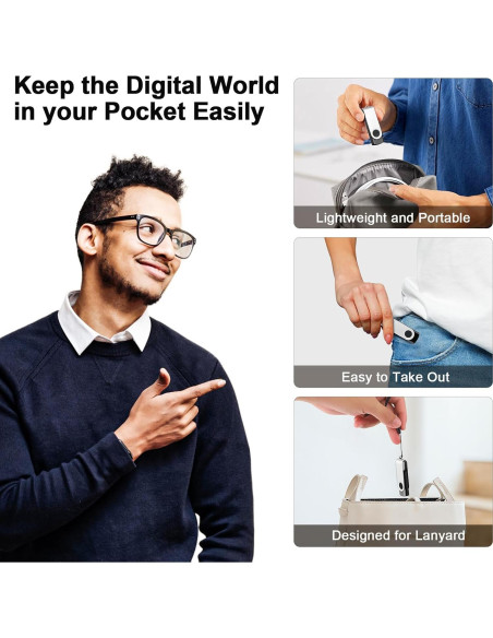 Paquete de 10 Unidades USB Flash 8GB MECHEER Giratorio