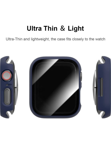 Paquete de 6 fundas JERXUN para Apple Watch 41mm Series 9/8/7