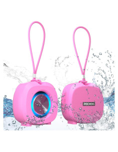 Altavoz Bluetooth Pequeño Peicheng IPX5 Portátil Rosa
