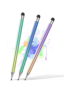 Lápices Stylus Coloridos OOCLCURFUL para Pantallas Táctiles - 3 Pcs